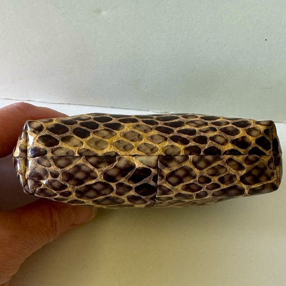Brighton Brown Snakeskin Print Coin or key pouch zipper closure - Unused - Picture 4 of 8